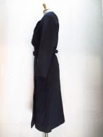 レトロ無地コート(ブラック)