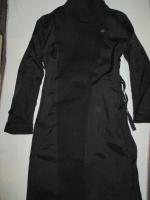 レトロ無地コート(ブラック)